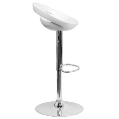 Bar Stool Kitchen Chair - White