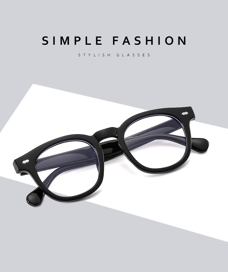 Unisex Anti Blue Light Blocking Computer Glasses Black