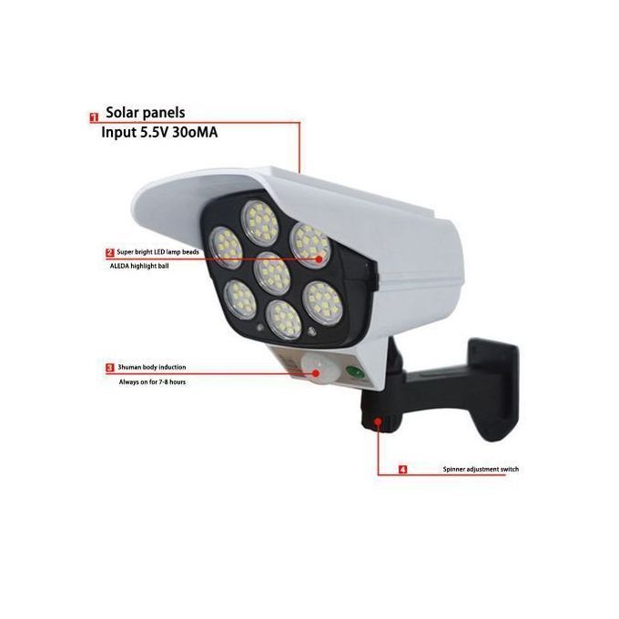 Solar Dummy Sensor Motion Detection Light