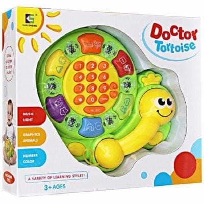 Doctor Tortoise Telephone Toy - Multicolour