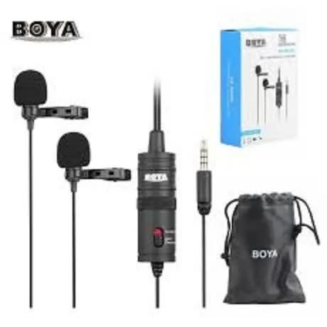 Boya M1dm Dual Omni-directional Lavalier Microphone