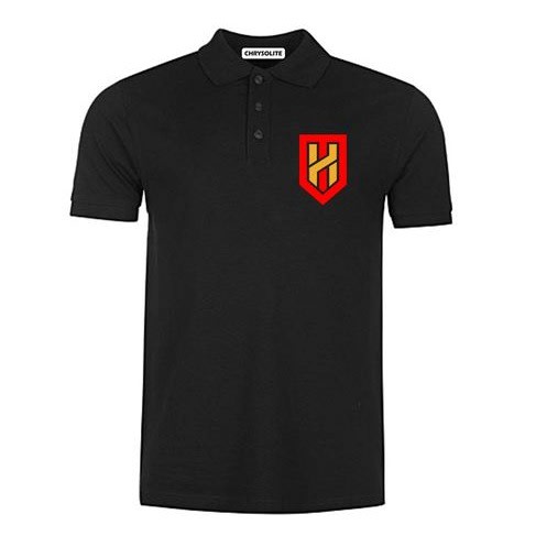 Happiness Polo T-shirt - Black