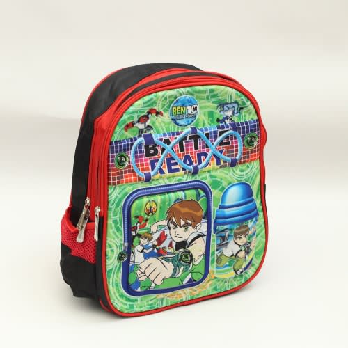3D Embossed Cartoon Ben 10 School Bag For Kids -(26cm*13cm*32cm)