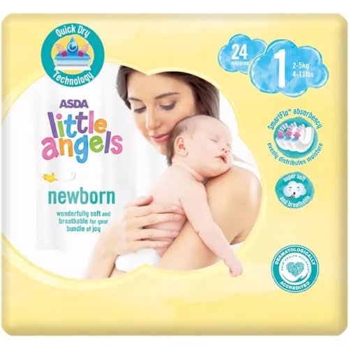 Little Angels Size 1 - 24 Nappies