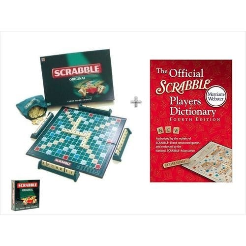 Big Board Scrabble Game With Dictionary