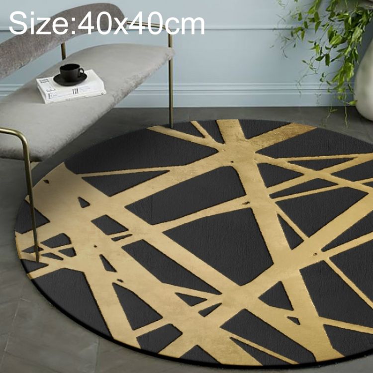 Luxury 3D Round Carpets Nordic Style Pattern Rug