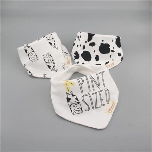 3pc/lot 100% Cotton Baby Boys And Girls Bibs