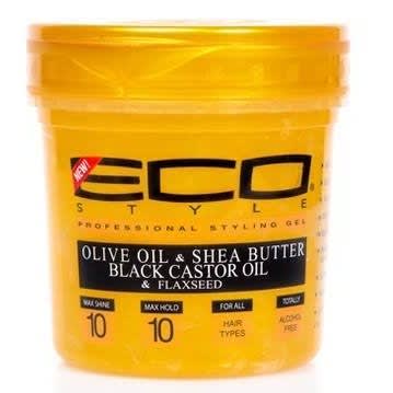 Gold Olive Oil & Shea Butter & Black Castor Oil & Flaxseed 16oz