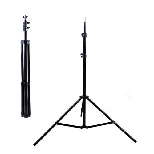 Photo Studio Video Camera Light Stand Flash Softbox Tripod + Phone & Tablet Holder - 7ft 2m