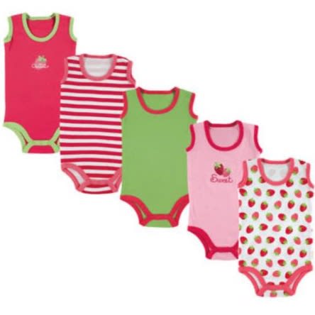 Baby Girl Sleeveless Bodysuit