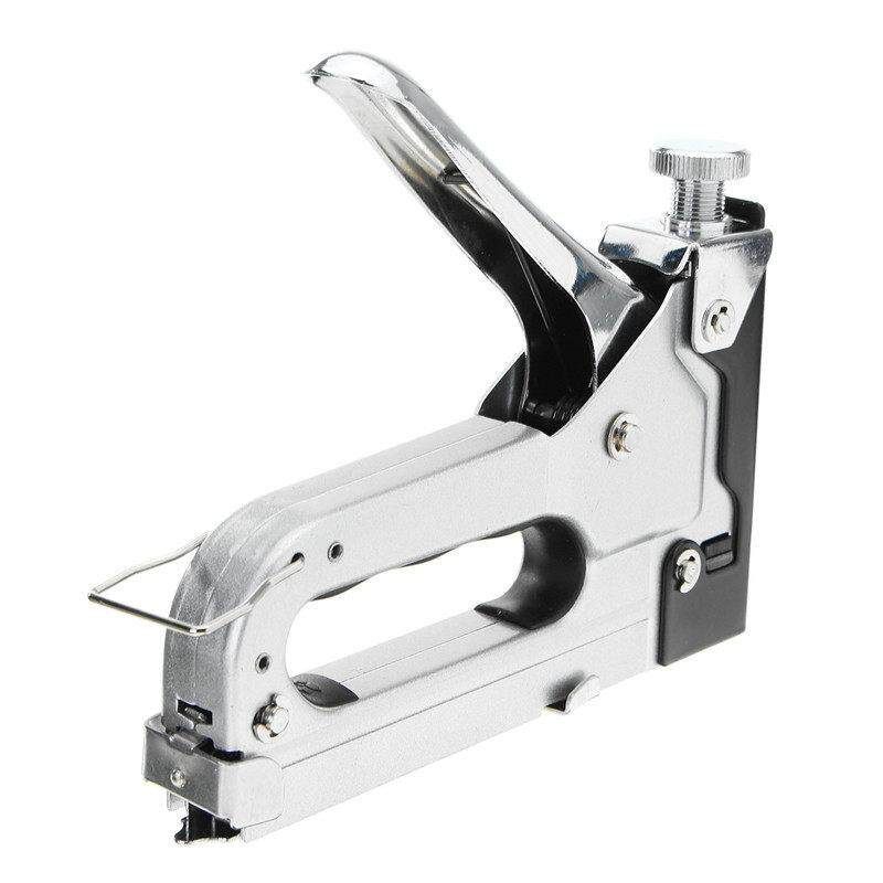 Manual Heavy Duty Powerful Staple Nail Tacker Stapler Nailer Upholstery Tool