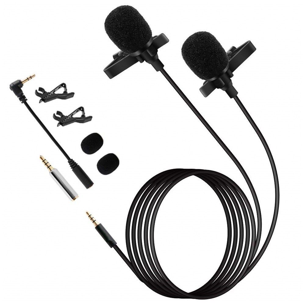 Portable Clip-On Condenser Omni Directional Microphone