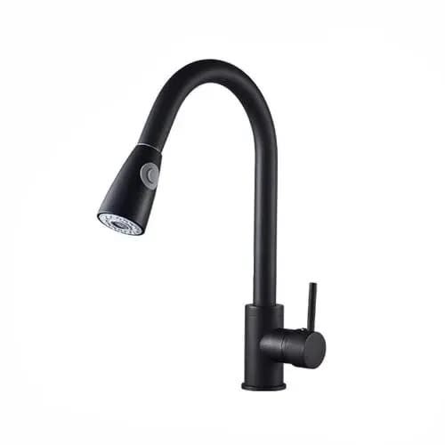 Basin Faucet - Hot And Cold Mixer Tap - Black