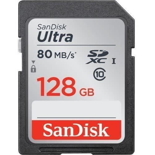 Sandisk Sandisk 128gb Ultra Sdxc Sd Memory Card Class 10 For Digital Slr Cameras- Uhs-i Fa