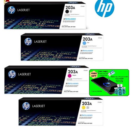 203a - Black Cf540a - Cyan Cf541a - Yellow Cf542a -Magenta Cf543a- 1 Set Toner Cartridge