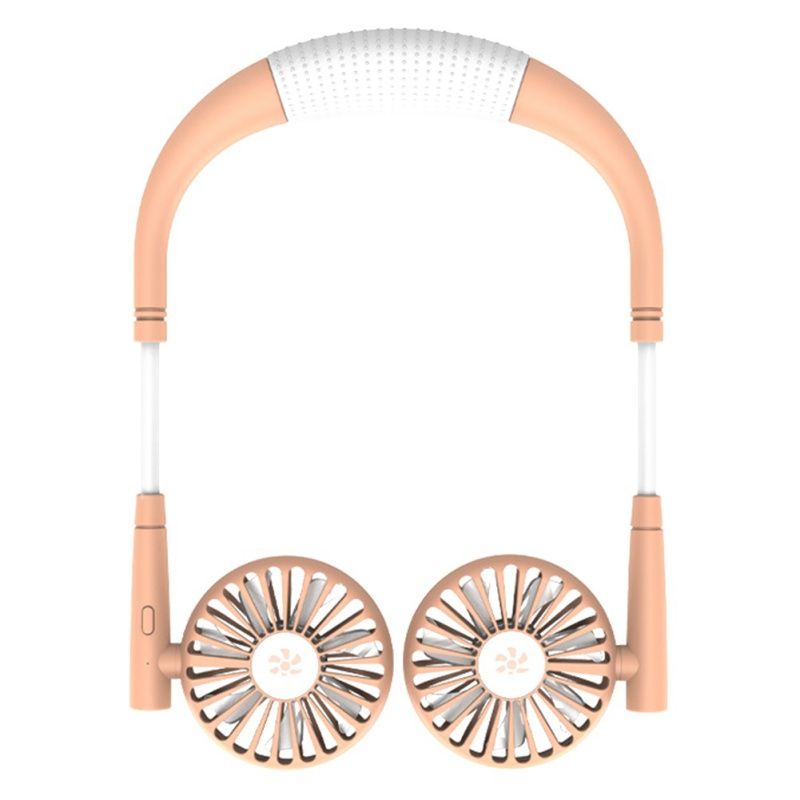 Summer Mini Small Mute Neck New 2020 Fans Hanging Portable Outdoor Fan Folding Lazy USB Fan Charging Sports
