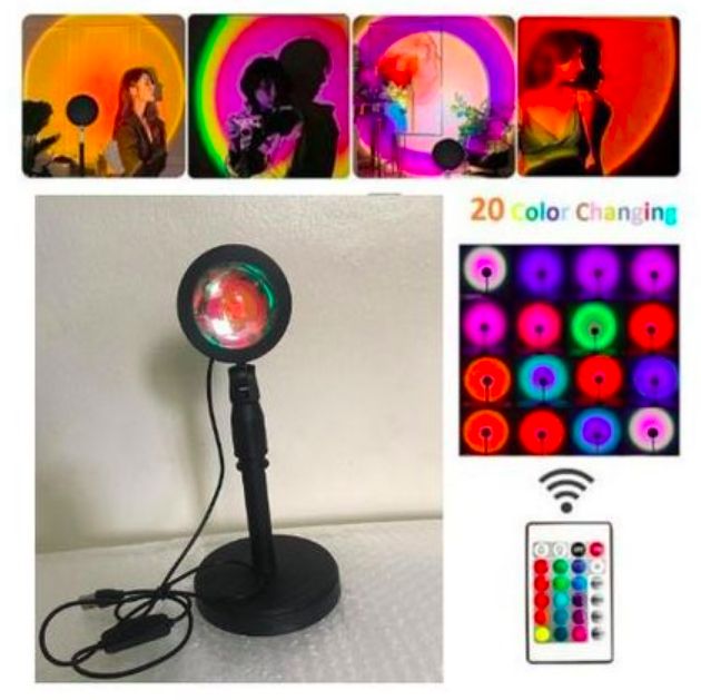 20-Color RGB Lamp RGB Sunset Lamp