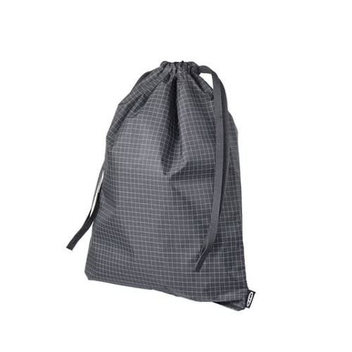 Rensare Check Pattern Bag - 30x40cm - Black