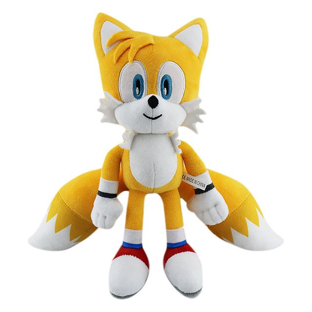 Sonic Action Doll Plush Toy Model Plush Doll Tarsnak Toy Sofa Bedroom Decoration Children's Birthday Gift(#W)