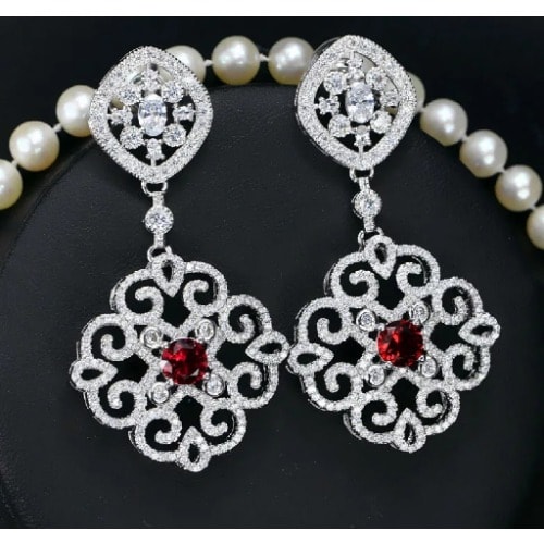 Cz Vintage Luxury Earrings