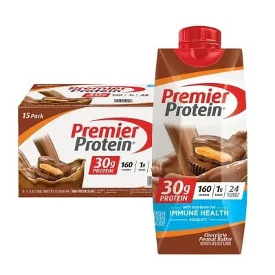 Premier Protein High Protein Shake - Chocolate Peanut Butter - 30g X 10bottles