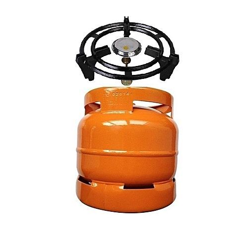 6kg Gas Cylinder With Anti-rust Cast Sitter And Burner