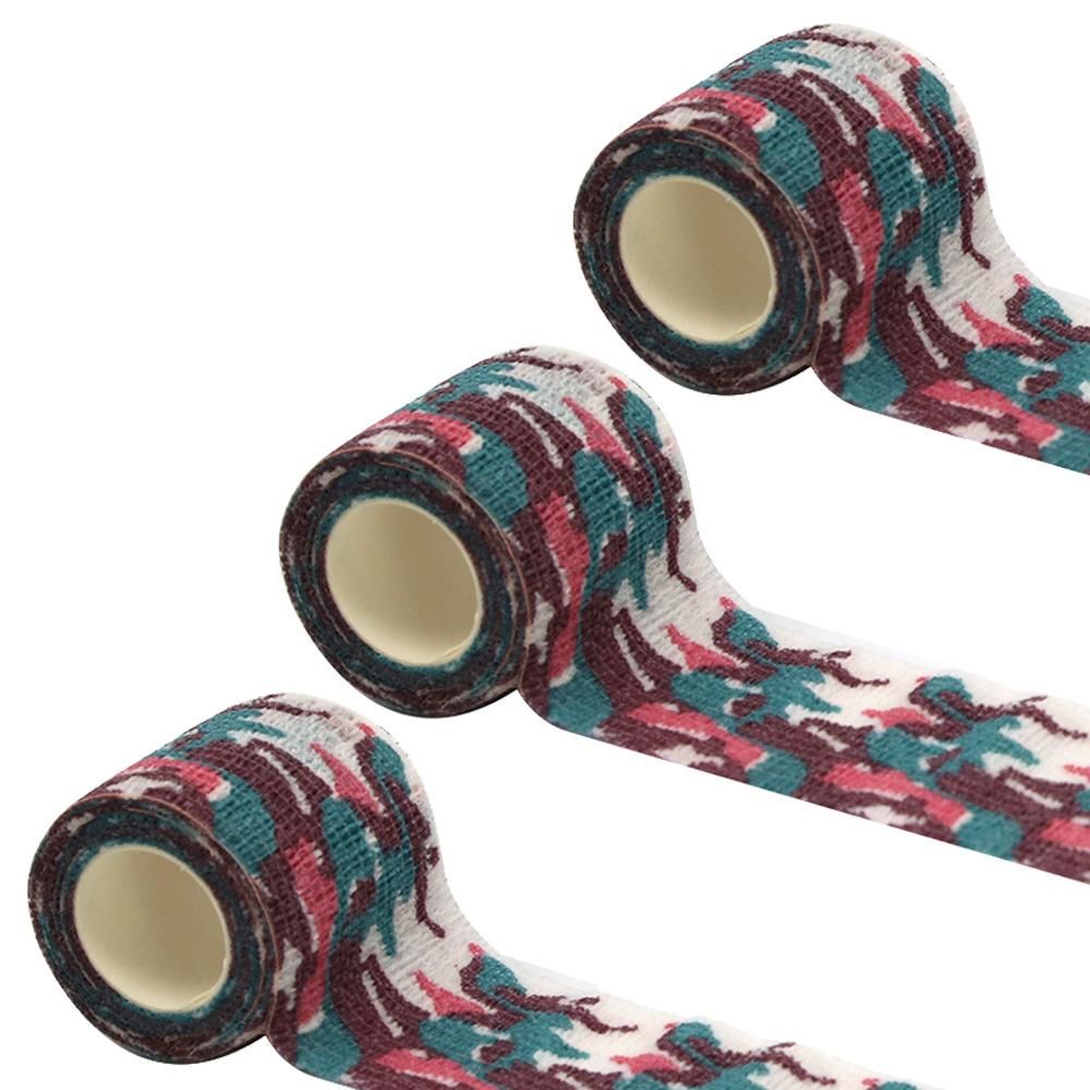 3 Rolls Non-woven Self-Adhesive Bandages Wrap Versatile Breathable 5cm Wide