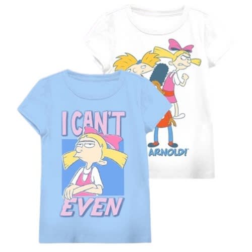 Girls Short Sleeve Graphic T-shirt - 2 Packs