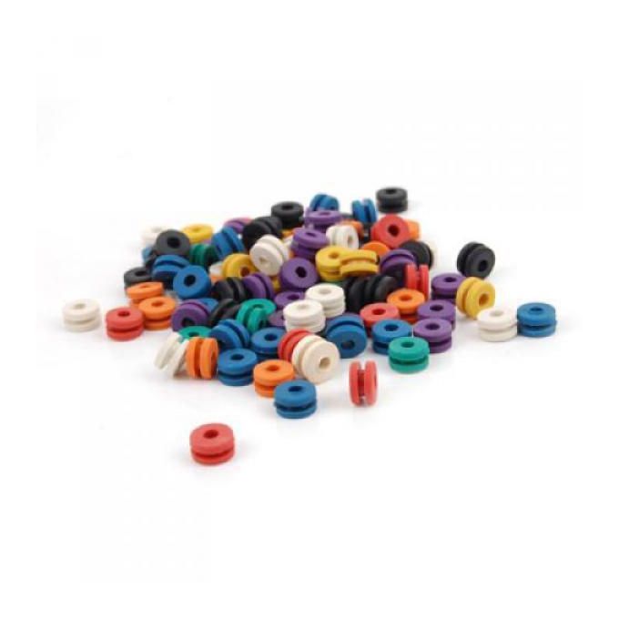 200pcs Rubber Tattoo Machine Needles Grommets Pads Bar