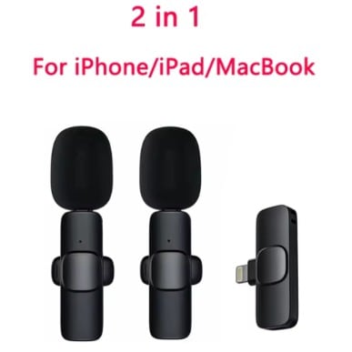 2 In1 Wireless Lavalier Microphone For Ios