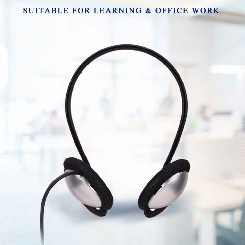 Neck Cord Headphones Headset With Piano Plug For TV PC Phone