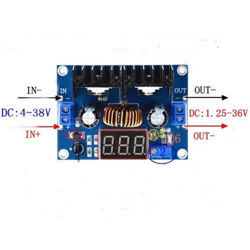 Digital Voltage Display Variable Power Supply Dc-Dc Step Down Buck Converter