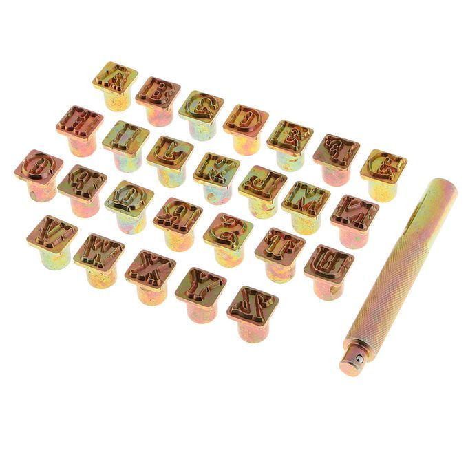 1 Piece Durable Alphabet Stamp Tools Set For DIY Handmade Art Working