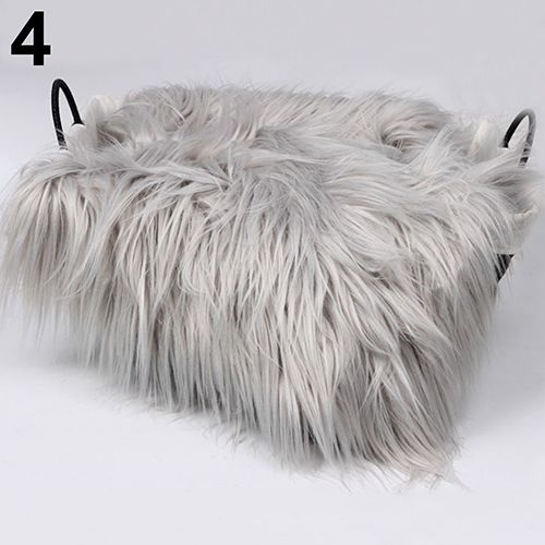Faux Fur Photography Photo Prop Baby Newborn Blanket-Grey