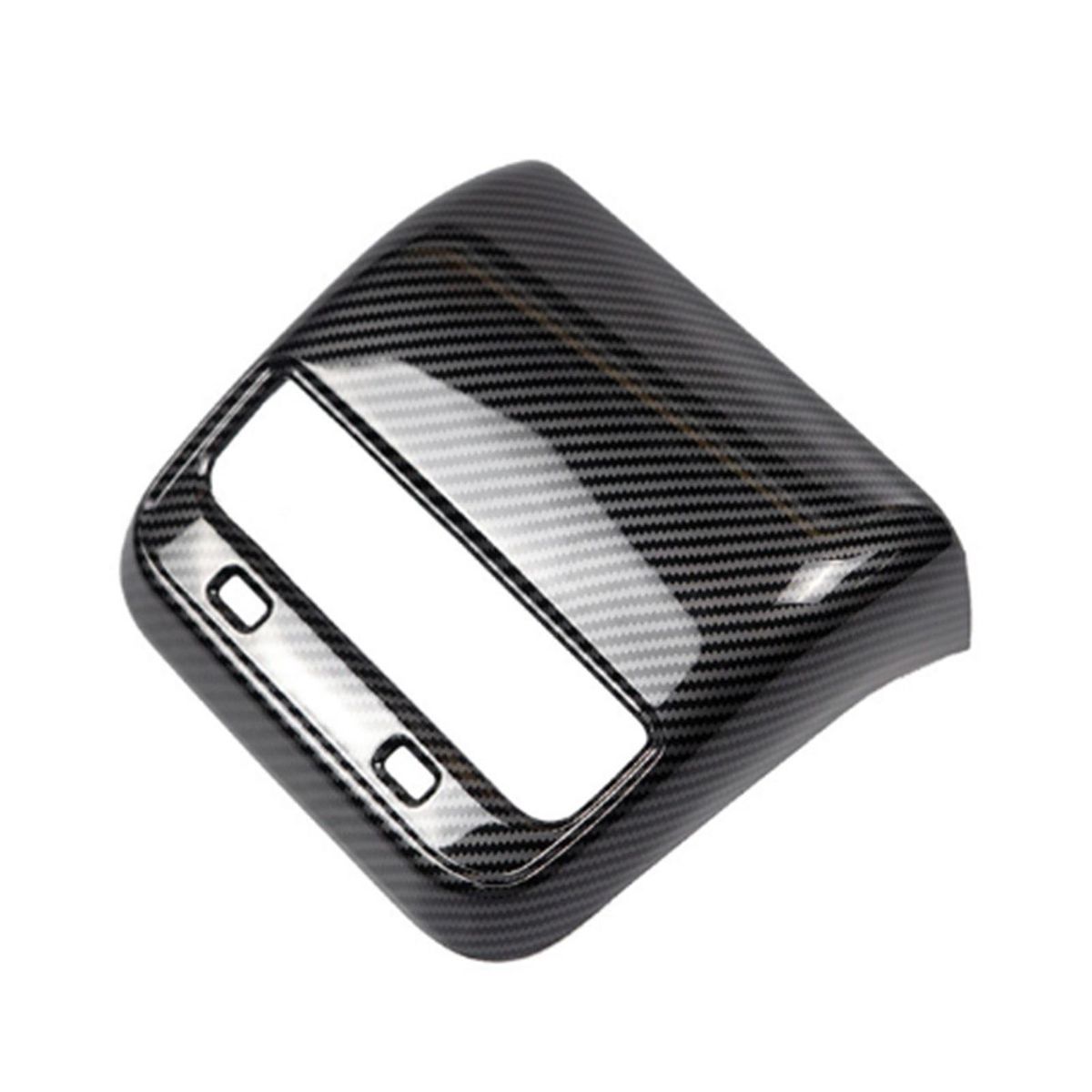 Rear Air Vent Frame Cover Carbon Fiber Replacement for Tesla Model Y