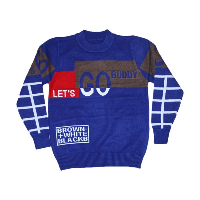 Unisex Teenage  Cardigan - Blue