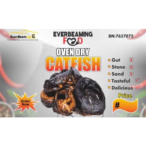 Oven Dried Catfish - 1kg