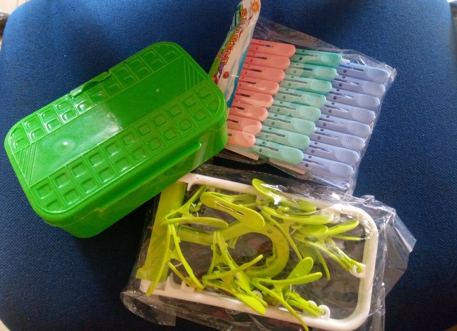 Pant Hangers + Pegs + Soap Container For Men And Women