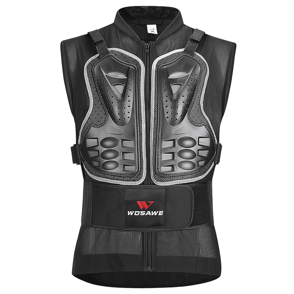 Body Chest Spine Protector Armor Vest for Skiing Skating Motorcycling Mountain Biking