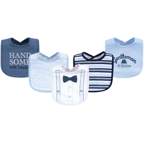 Cotton Drooler Bibs 5 Pack