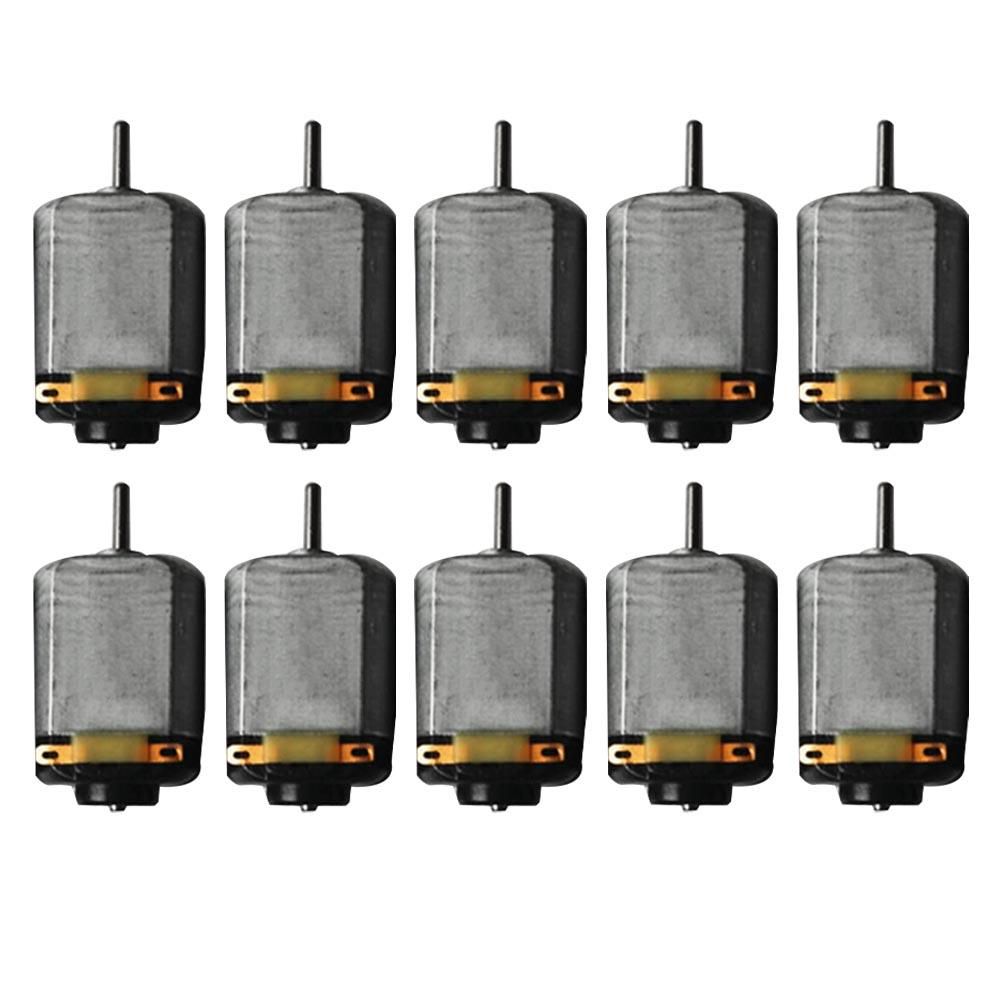 10 Pcs Mini 130 DC Motor Strong Magnetic Brushed Electric