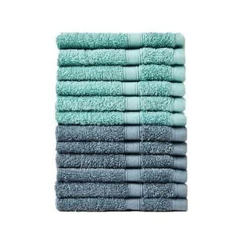 Face Towel Set - 100% Cotton - 12-pcs