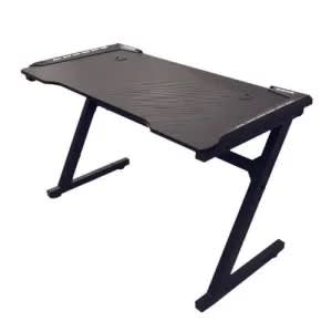 Modern Z Leg Shaped Rgb Led Lights Gaming Table 1.2m
