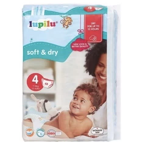 Nappies - Size 4 - Maxi 9-14kg /20-31lbs - 48 Pcs