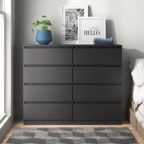 J Best Mac 8 Chest Drawers - Grey