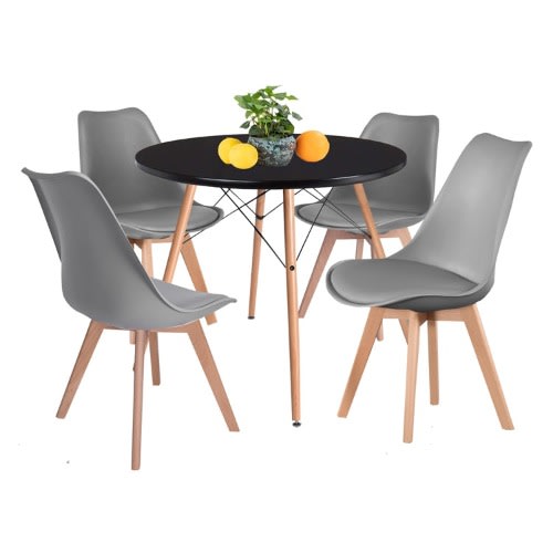 German Dinning Table With Four Chairs