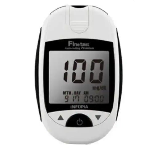 Fine Test Automatic Blood Glucose Monitor With 25 Test Strips
