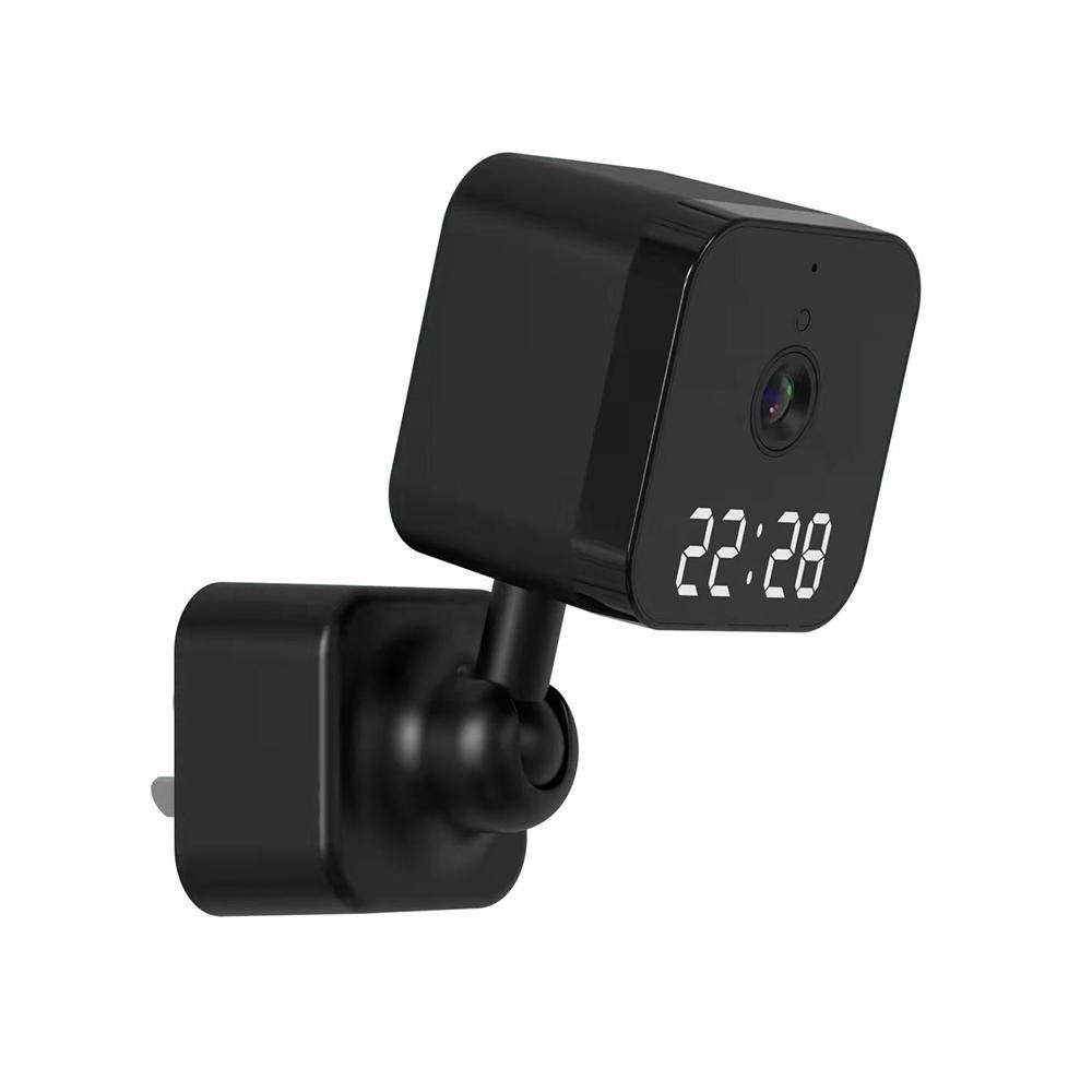 Wall-Mount Digital Clock Camera 1080P Night Light Wireless Monitor Home Secret Invisible Small Cam Security Protect