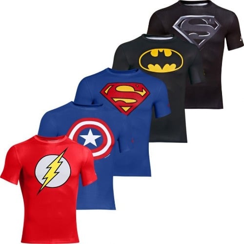 Super Hero Print Shirt - Set Of 5