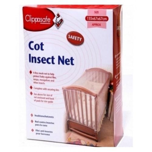 Cot Bed Net - White